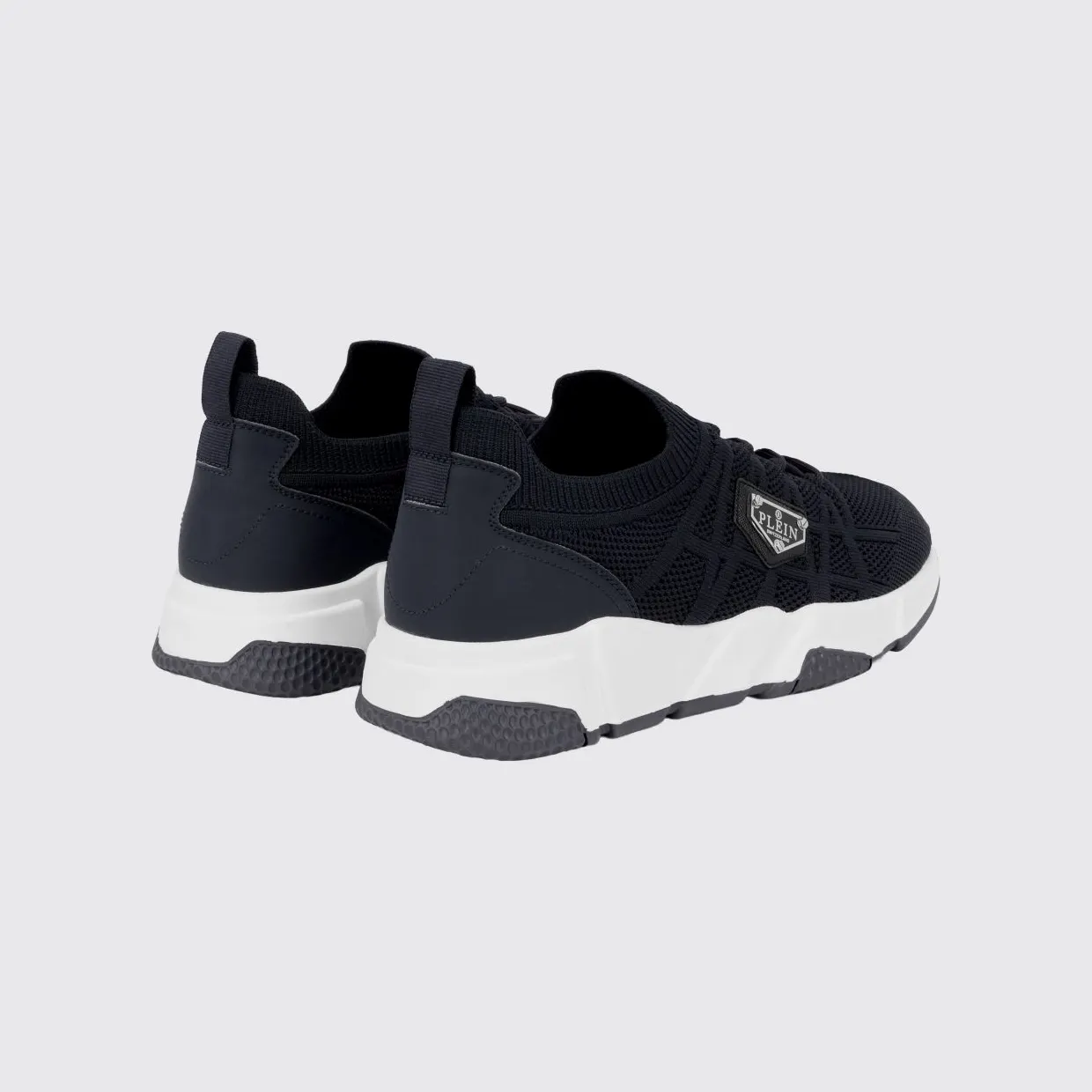 Philipp plein Low-Top Technical Mesh Sneakers with Elasticized Ankle Blue (UAFSUSC1076PTE003N14) (2)