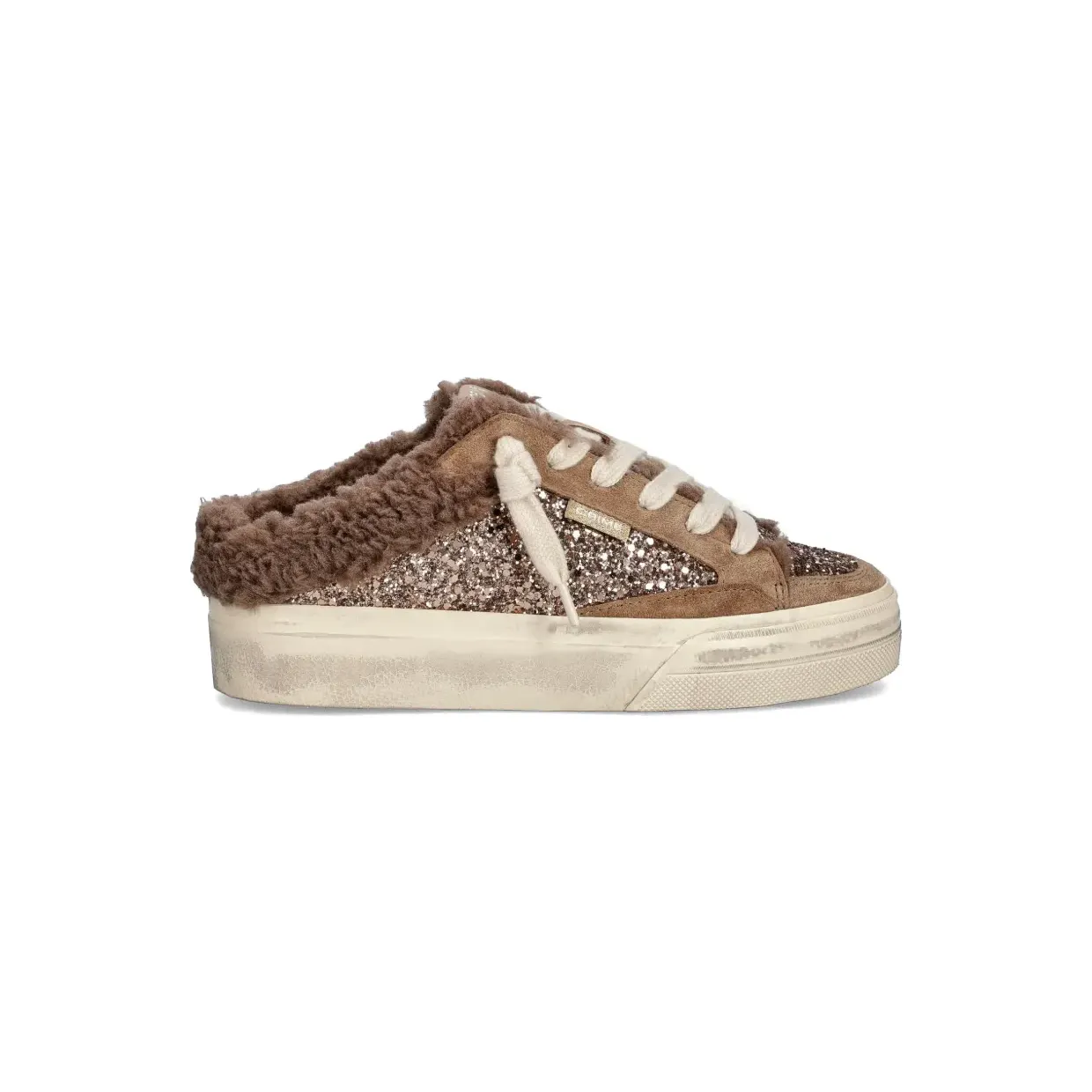 Crime London Soho Sabot Slip-On-Sneakers mit Plateau “Brown” (23551AA9)