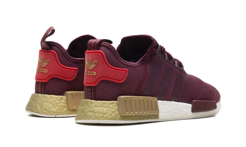 Adidas NMD R1 “MAROON/MAROON/GLORY RED/GOLD” (FY9390)