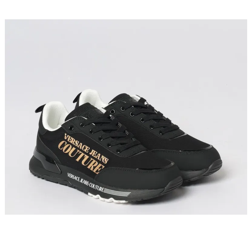 Versace Mesh Sneakers Black (80YA3SA5ZSE13899)