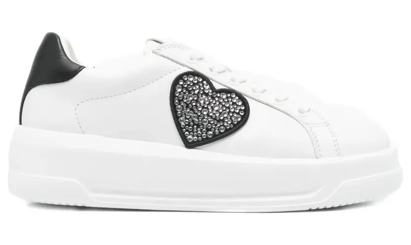 Love Moschino mit Herzdetail “White” (JA15045G1OIAG)