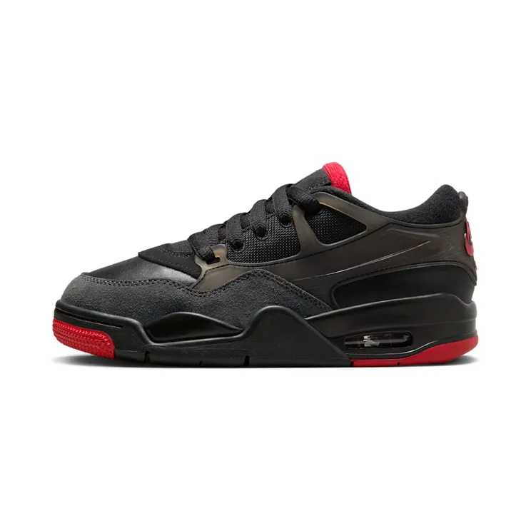 Air Jordan Retro 4 RM GS Bred “Black / Anthracite / Varsity Red” (FQ7938-060)