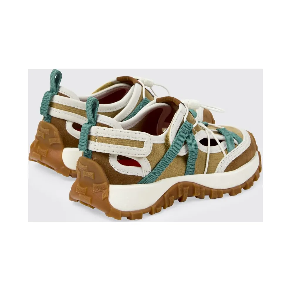 Camper Recycled Polyester and Suede Drift Trail Brown (K800695-002DRIFTTRAIL0)