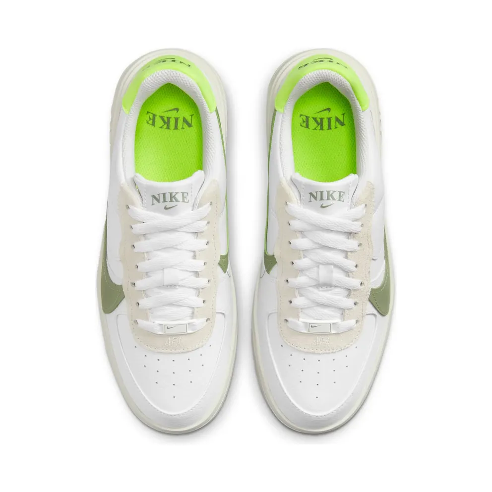 Nike Air Force 1 PLT.AF.ORM White Oil Green (FJ4739-100)
