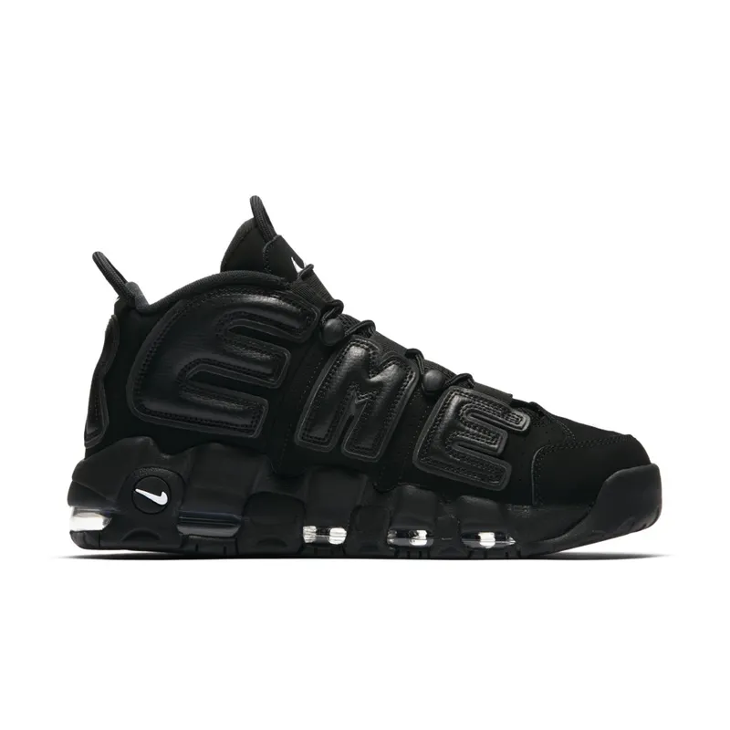 Nike Air More Uptempo Supreme “Suptempo” Black Black/Black-White (902290-001)
