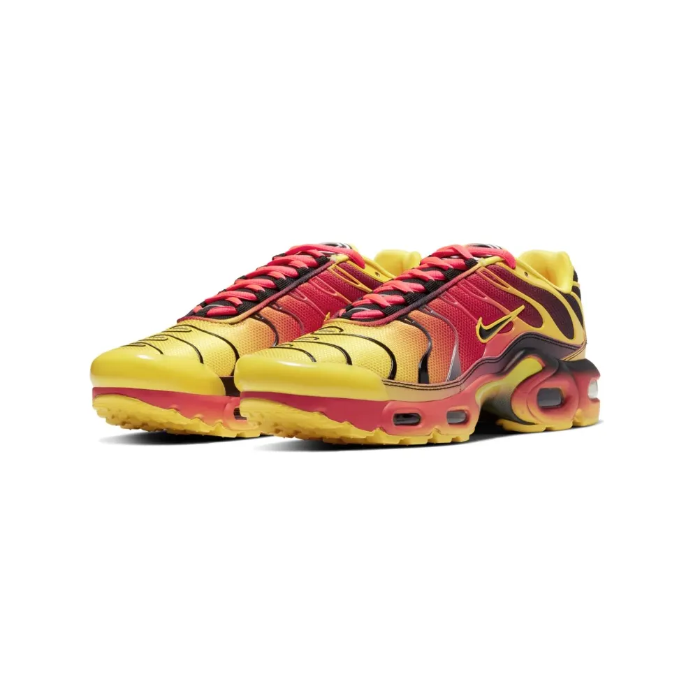 Nike Air Max Plus Fade Chrome Yellow Bright Crimson (GS) Chrome Yellow/Bright Crimson-Black (CT0962-700)