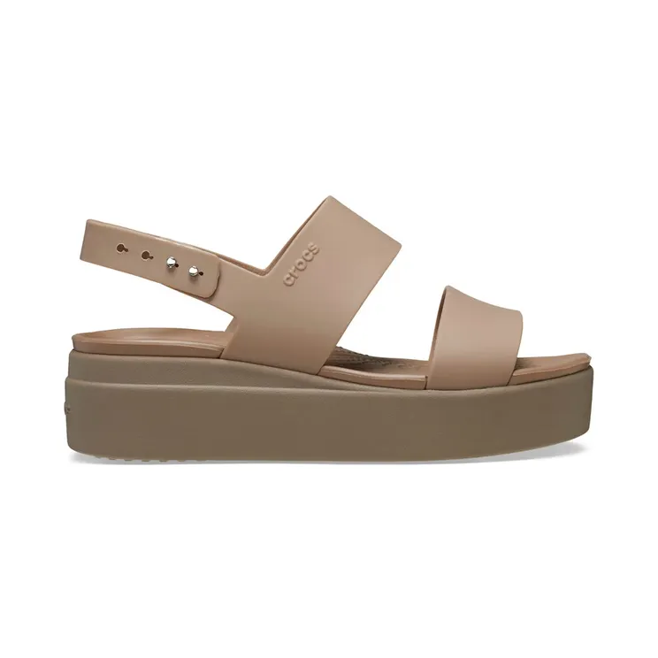 Crocs Brooklyn Low Wedge Sandal Latte Mushroom (206453-2EL)