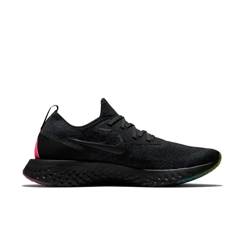 Nike Epic React Flyknit Betrue (2018) Black/Black-Pink Blast-Purple Pulse (AR3772-001)