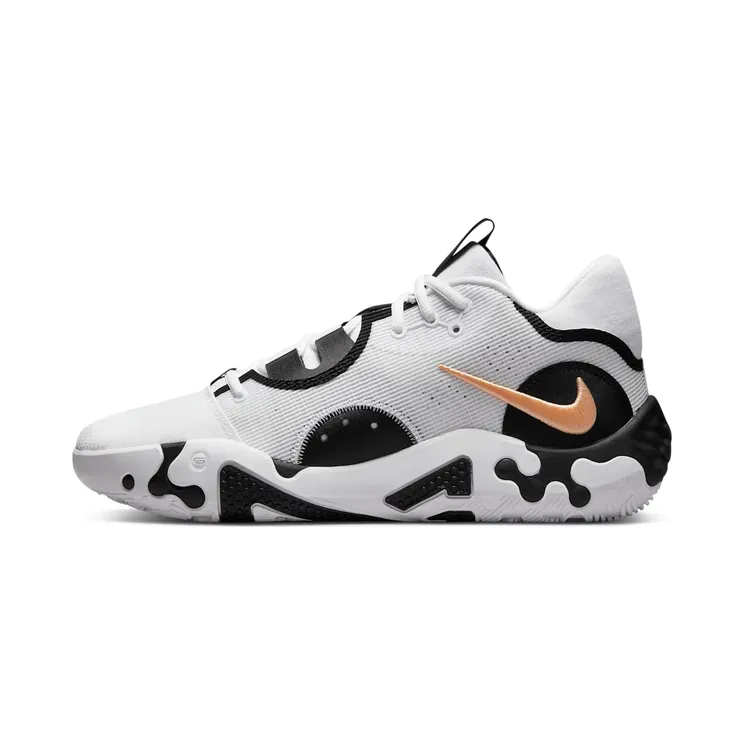 Nike PG 6 “White / Black / Orange Chalk” (DC1974-101)