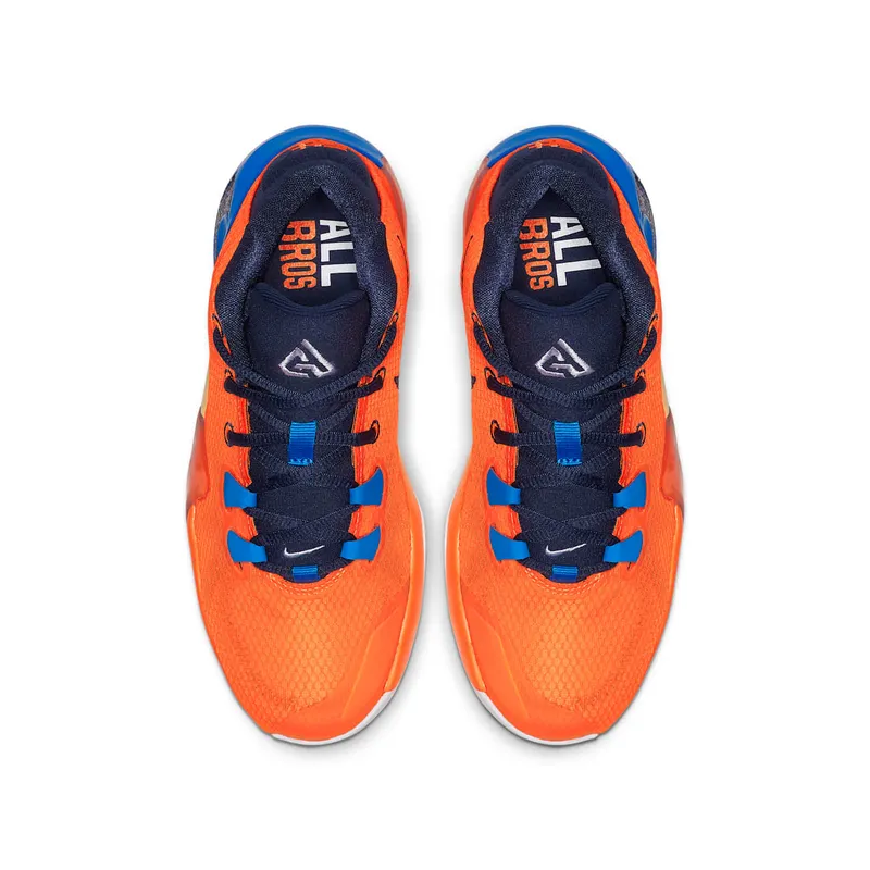Nike Zoom Freak 1 Antetokounbros (GS) Total Orange/Midnight Navy-White-Photo Blue (BQ5633-800)