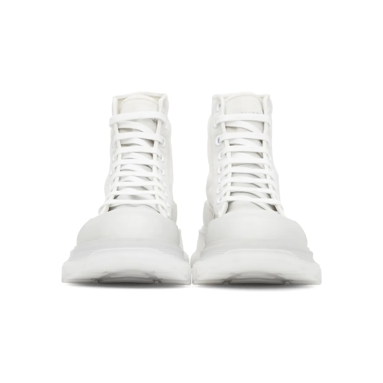 Alexander McQueen Off-White Mesh Tread Slick High Sneakers (662671W4Q31) (2)