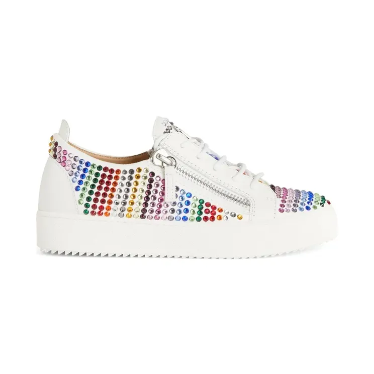 Giuseppe Zanotti Gail Strass “White” (RW20038001)