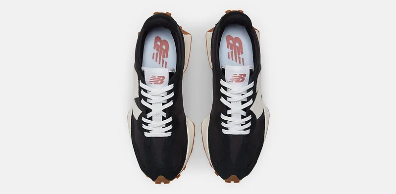 New Balance 327 “Black White Gum” (WS327BL)
