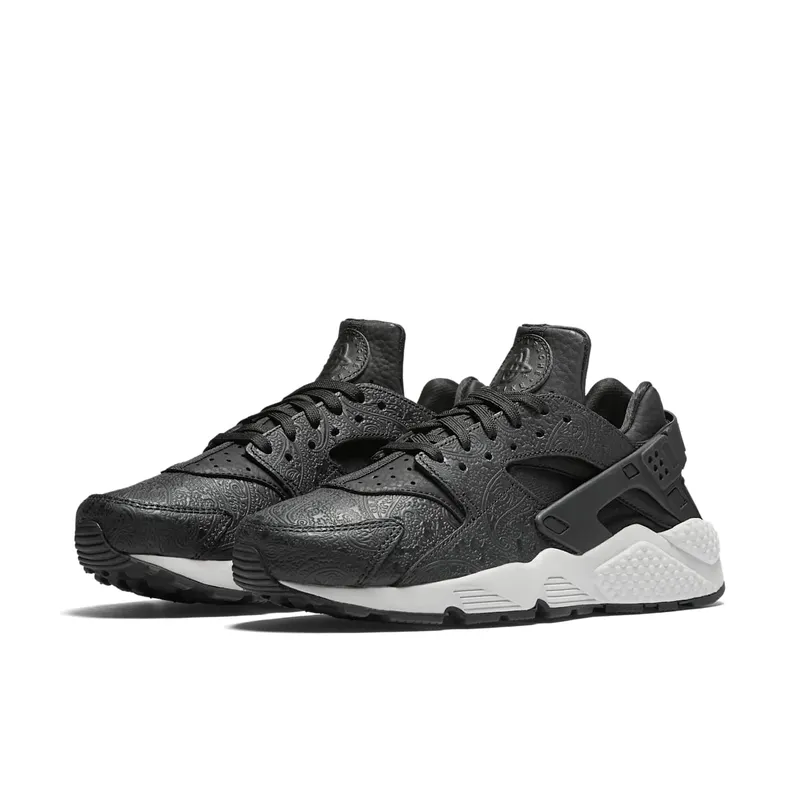 Nike Air Huarache Run Premium Black/Black-Light Bone (W) Black/Black-Light Bone (683818-010)