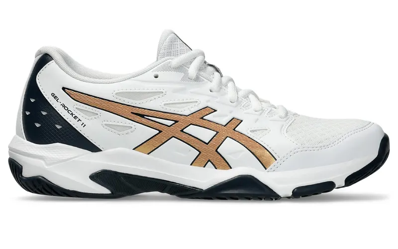 ASICS Gel-Rocket 11 White Pure Gold (1072A093-104)