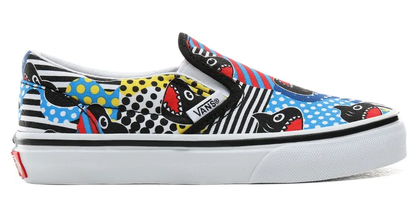 VANS Vans X Shark Week Classic Slip-on Kinderschoenen (Multicolour)