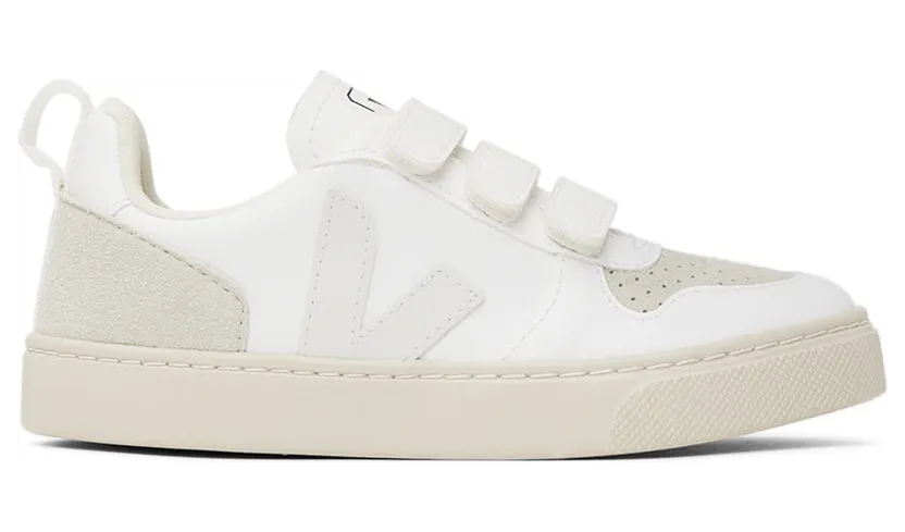 VEJA Kids White V-10 Velcro Sneakers (CV0702722C)