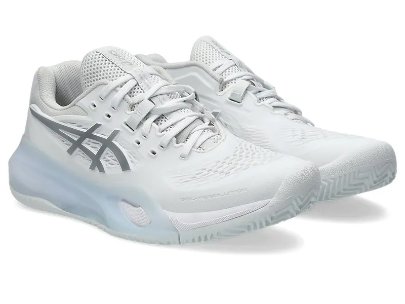 ASICS GEL-RESOLUTION X CLAY “White / Pure Silver” (1042A277-100)