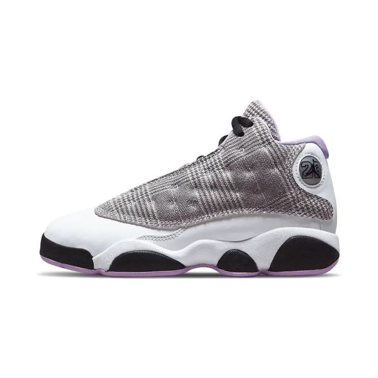Nike Jordan Kids Grey & Purple Jordan 13 Retro Little Kids Sneakers (DN3939-015)