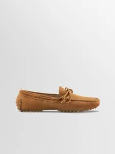 Koio Maranello Bow In Nutmeg Men’s Leather Penny Loafers (MBNUM1)