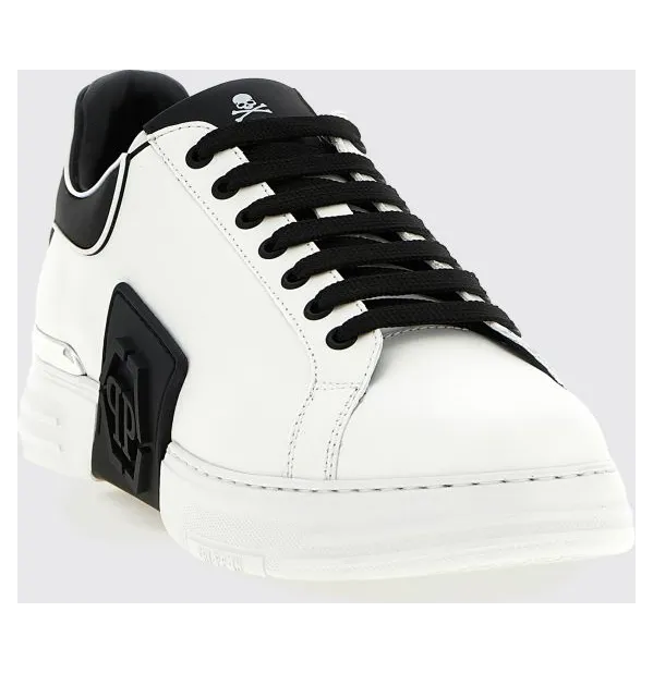 Philipp plein Phantom Kick$ Leather Sneakers Black (SAFSUSC0904PLE005N02)