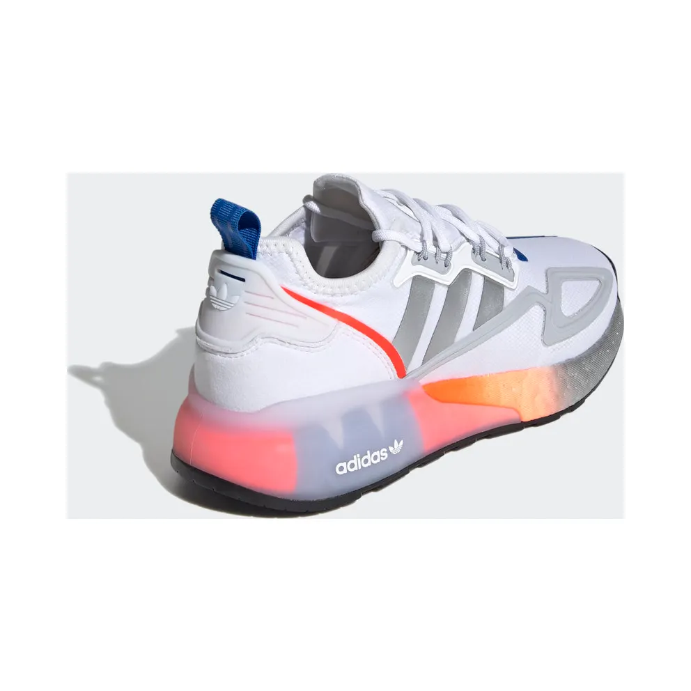 adidas ZX 2K Boost Cloud White / Silver Metallic / Glow Blue (FY5694)