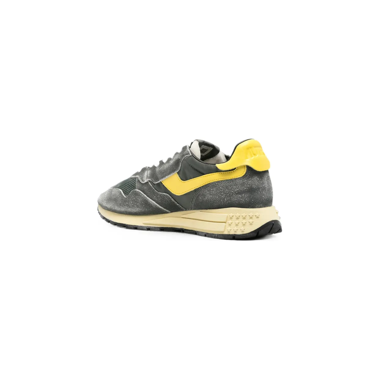 Autry Reelwind Panelled Suede “Grey/Yellow” (WWLM GQ06) (2)