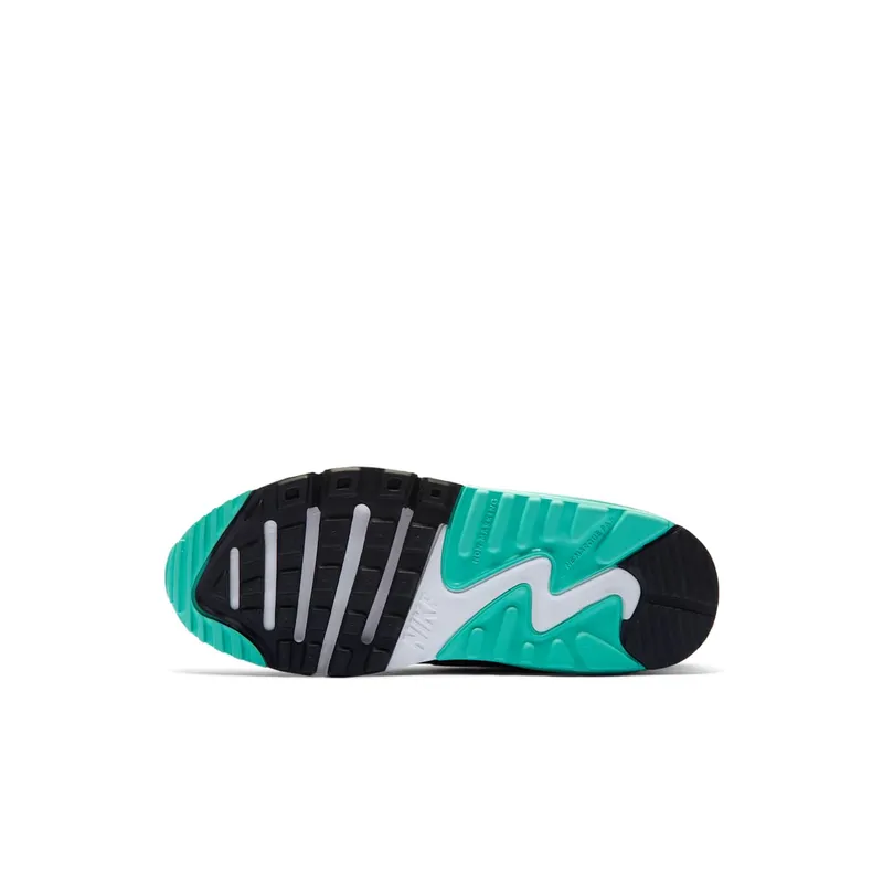 Nike Air Max 90 Hyper Turquoise (PS) White/Light Smoke Grey/Hyper Turquoise (CD6867-102)