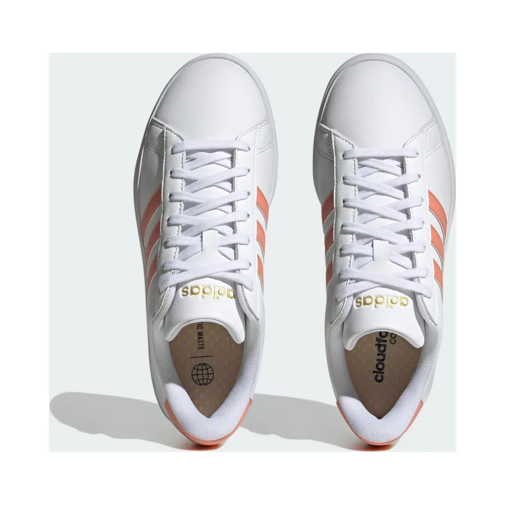 adidas Grand Court Cloudfoam Lifestyle Court Comfort Cloud White / Wonder Clay / Gold Metallic (ID4479)