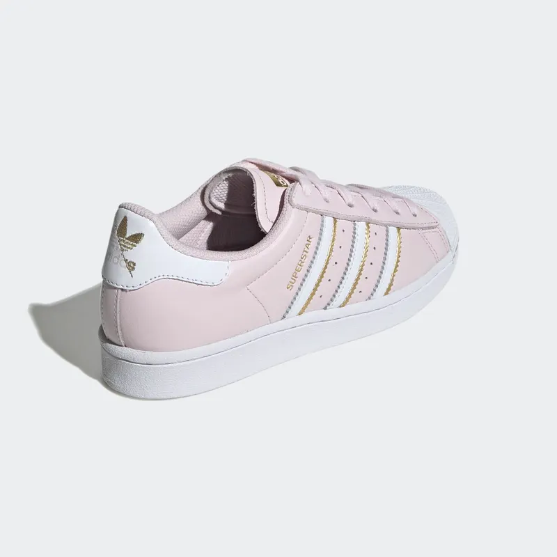 Adidas Superstar Cloud White / Almost Pink / Gold Metallic (GZ3453)