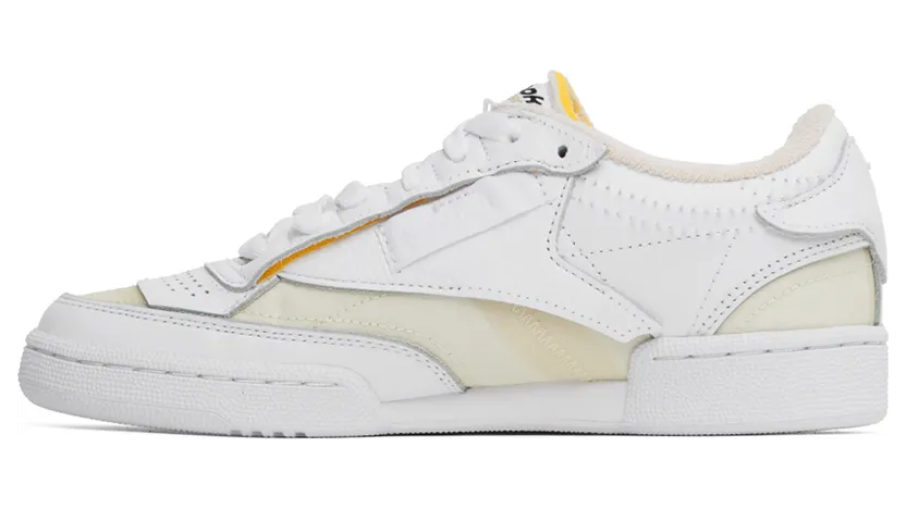 Maison Margiela White Reebok Edition Club C ‘Memory Of’ Sneakers (S38WS0194 P5036) (3)