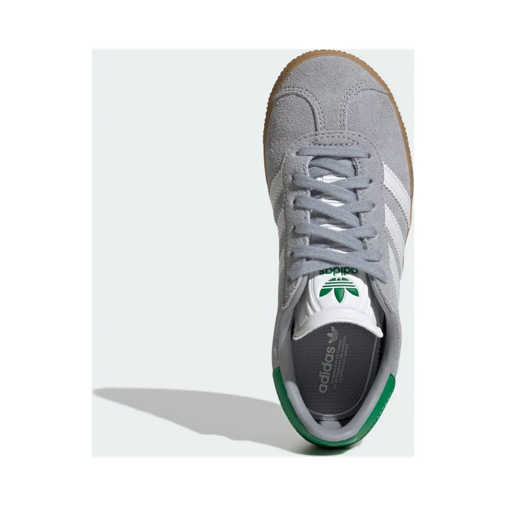 Adidas Gazelle Halo Silver / Cloud White / Green (JQ5999)