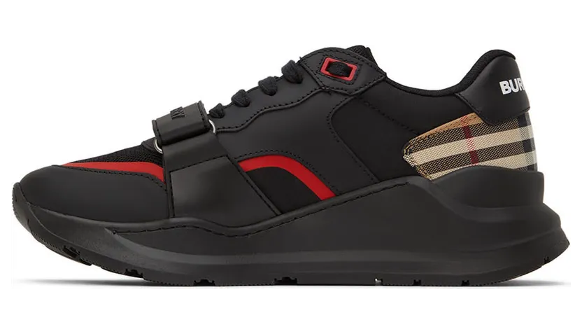 Burberry Black Ramsey Check Sneakers (8056920) (3)