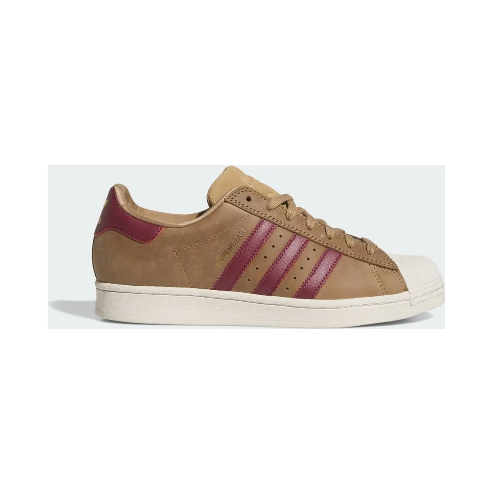 adidas Superstar ADV “Cardboard / Shadow Red / Gold Metallic” (KJ5112)
