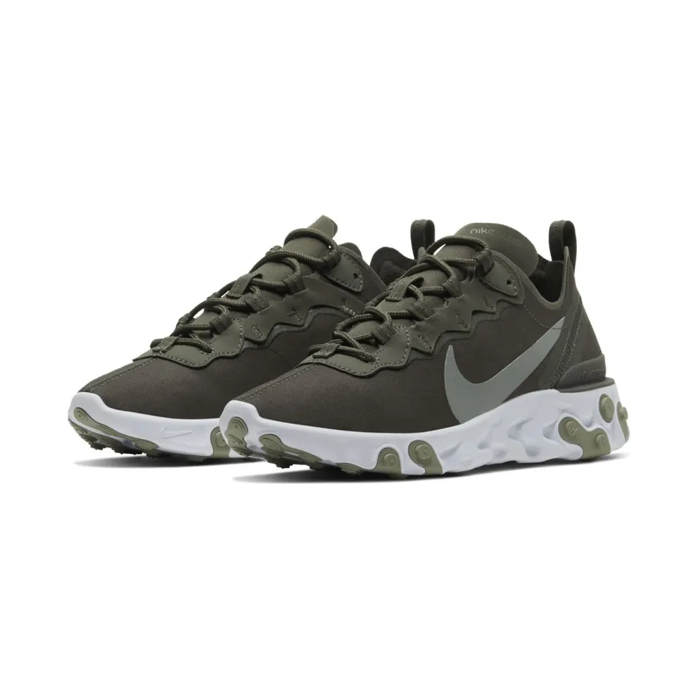 Nike WMNS React Element 55 Cargo Khaki / Jade Stone / White (BQ2728-302)