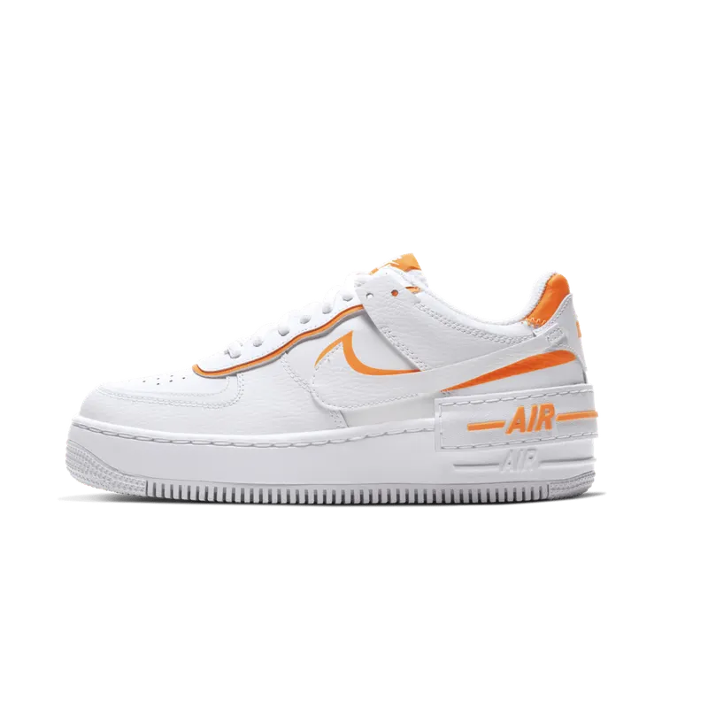 Nike WMNS Air Force 1 Shadow White Orange (2020) (CI0919-103)