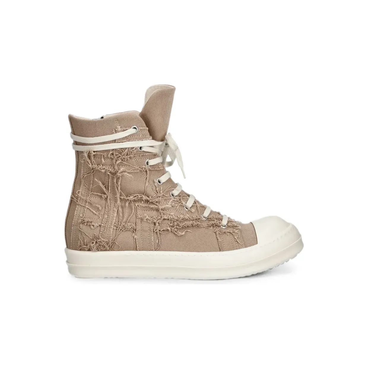Rick Owens Drkshdw High-Top-Sneakers im Used-Look “Grey” (DU01F4800SLASH)