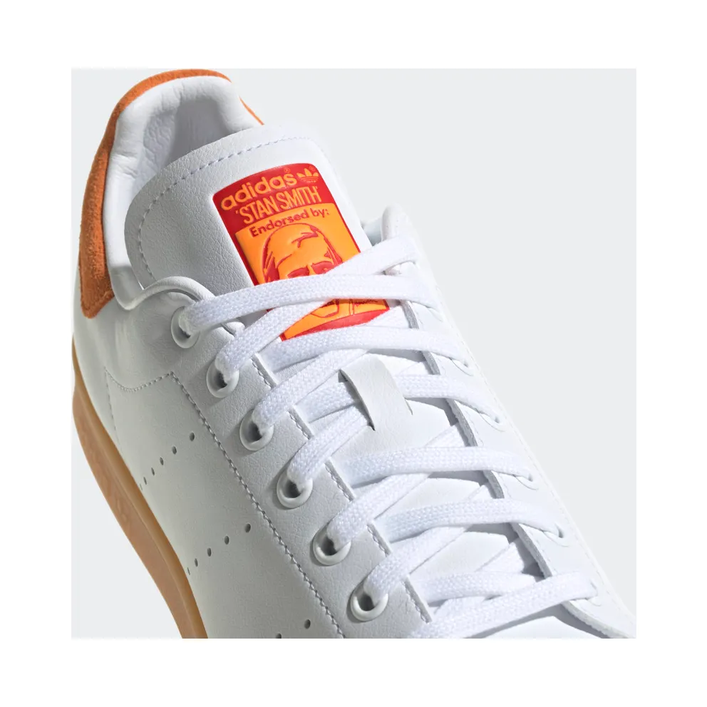 Adidas Stan Smith Cloud White / Gum / Orange Rush (GW0487)
