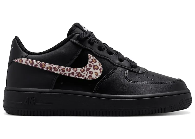Nike Air Force 1 Low Black Leopard Swoosh (IR0273-001)