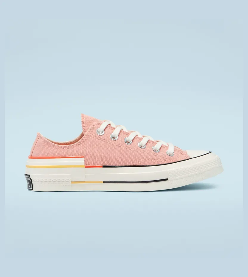Converse Colorblock Chuck 70 Low Top Pink Quartz/bright Poppy/egret (570788C)