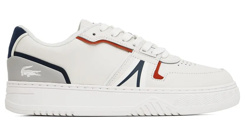 Lacoste White L001 407 WHT/NVY/RED (42SMA0092)