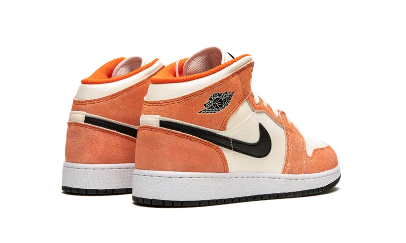 Air Jordan 1 Mid SE GS “Orange Suede” (DV1336-800)