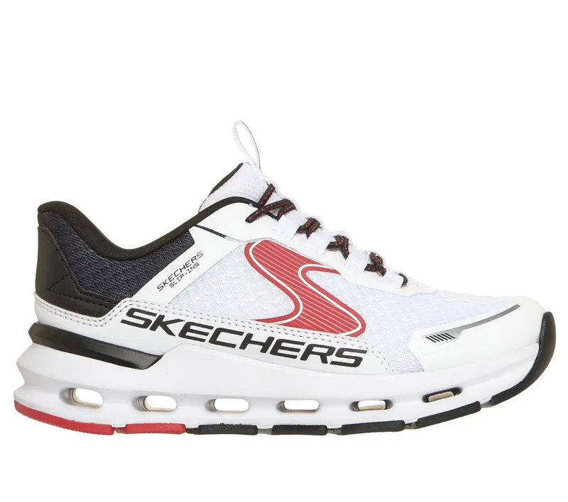 Skechers Slip-ins: Glide-Step Plus – Vista-Lane Sneaker Wht/Black/Red