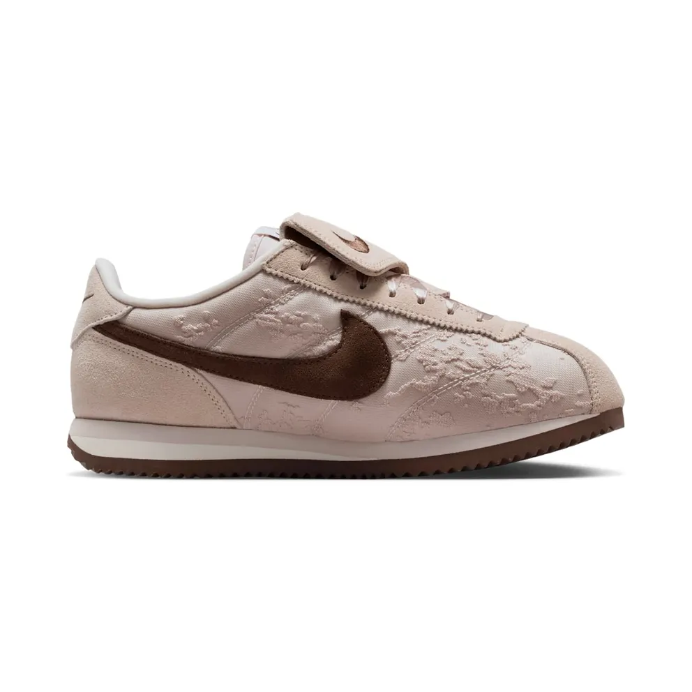 Nike Cortez TXT Pink “Silt Red / Phantom / Light Chocolate” (IQ3624-667)