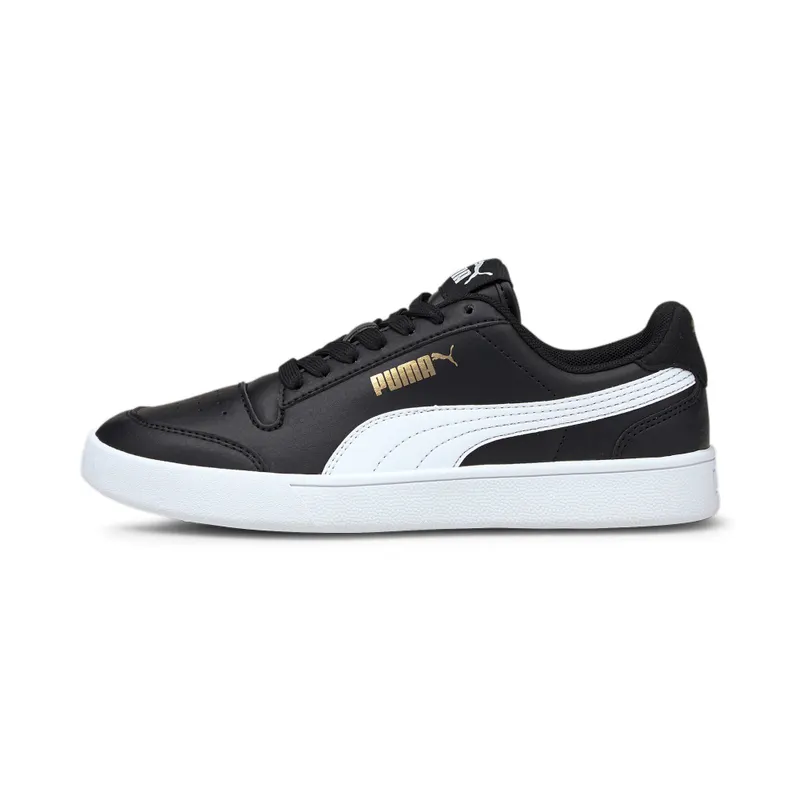 PUMA Shuffle Youth Black/White/Gold (375688-03)