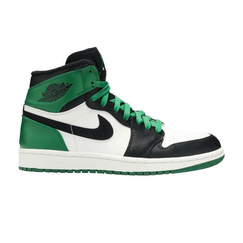 Jordan 1 Retro Defining Moments Celtics (DMP) White/Black-Classic Green (332550-101)