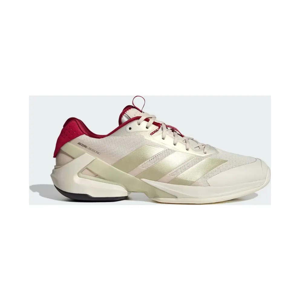adidas Adizero Ubersonic 5 Chalk White Ice Gold Metallic (JS2562)