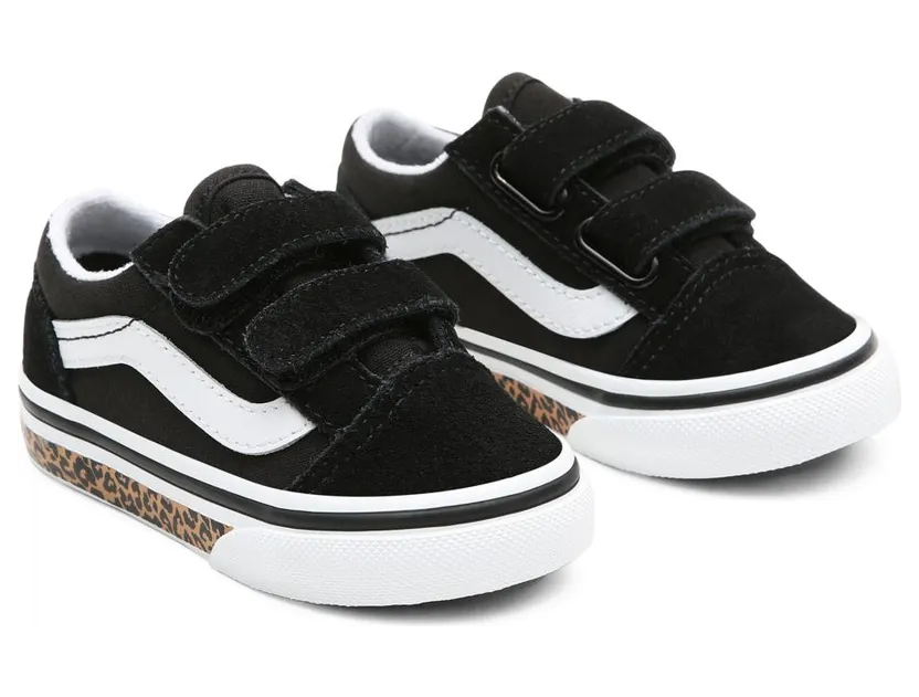 VANS Animal Sidewall Old Skool V Peuterschoenen Zwart (VN0A38JN32M)
