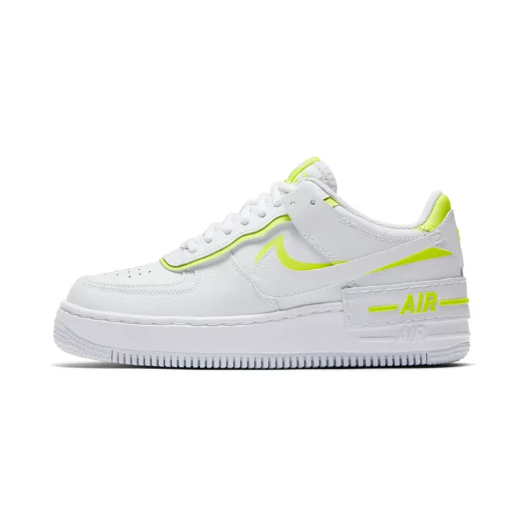 Nike Air Force 1 Shadow ‘Volt’ “White / Lemon Venom” (CI0919-104)