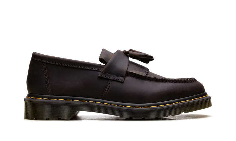 Dr Martens Adrian Crazy Horse Leather Tassel Loafers “Brown” (30917201)
